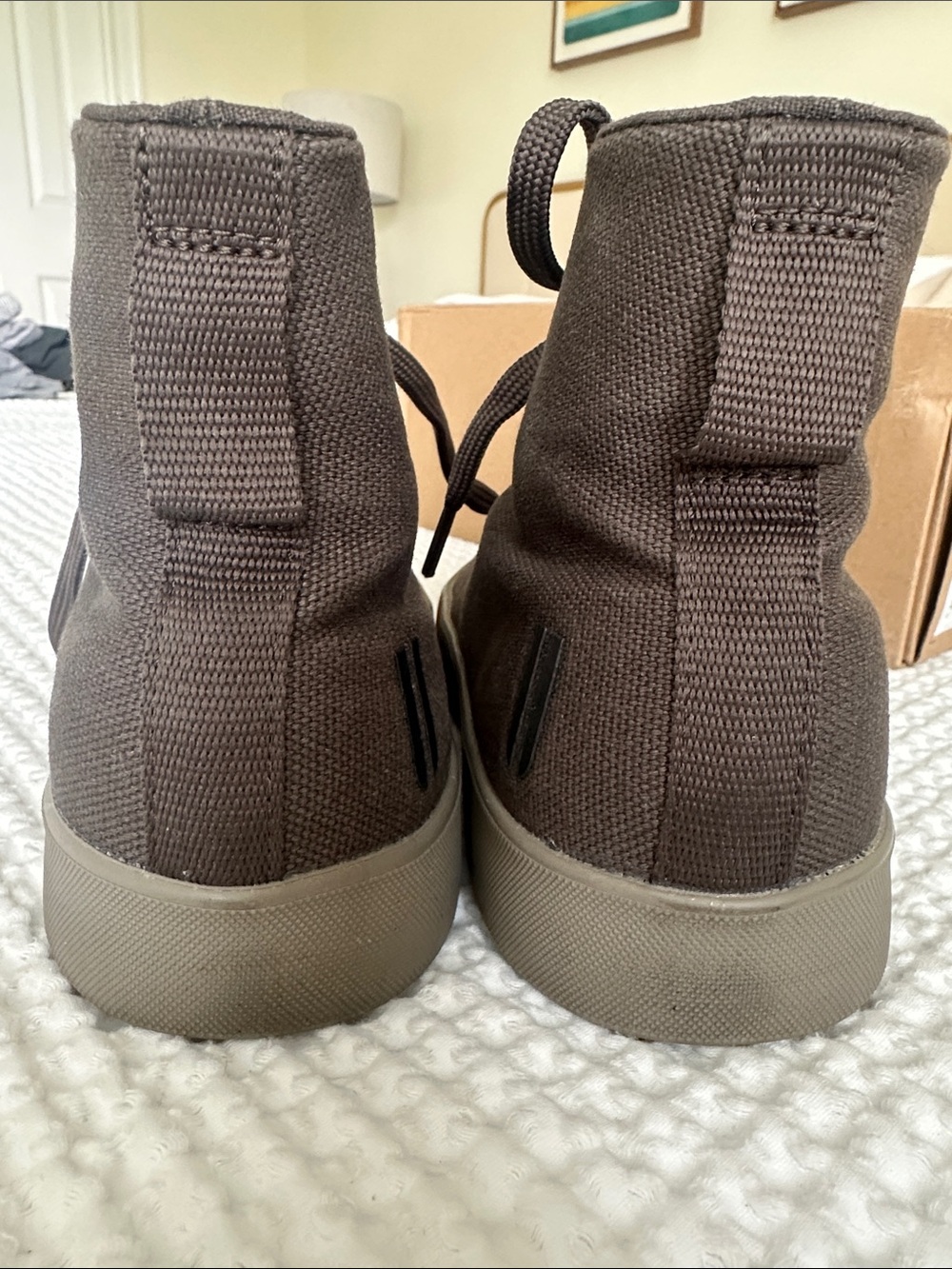 NOBULL Men’s High-Top Sneakers — Olive Green, Size 7.5 - Picture 4 of 6